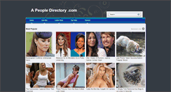 Desktop Screenshot of apeopledirectory.com